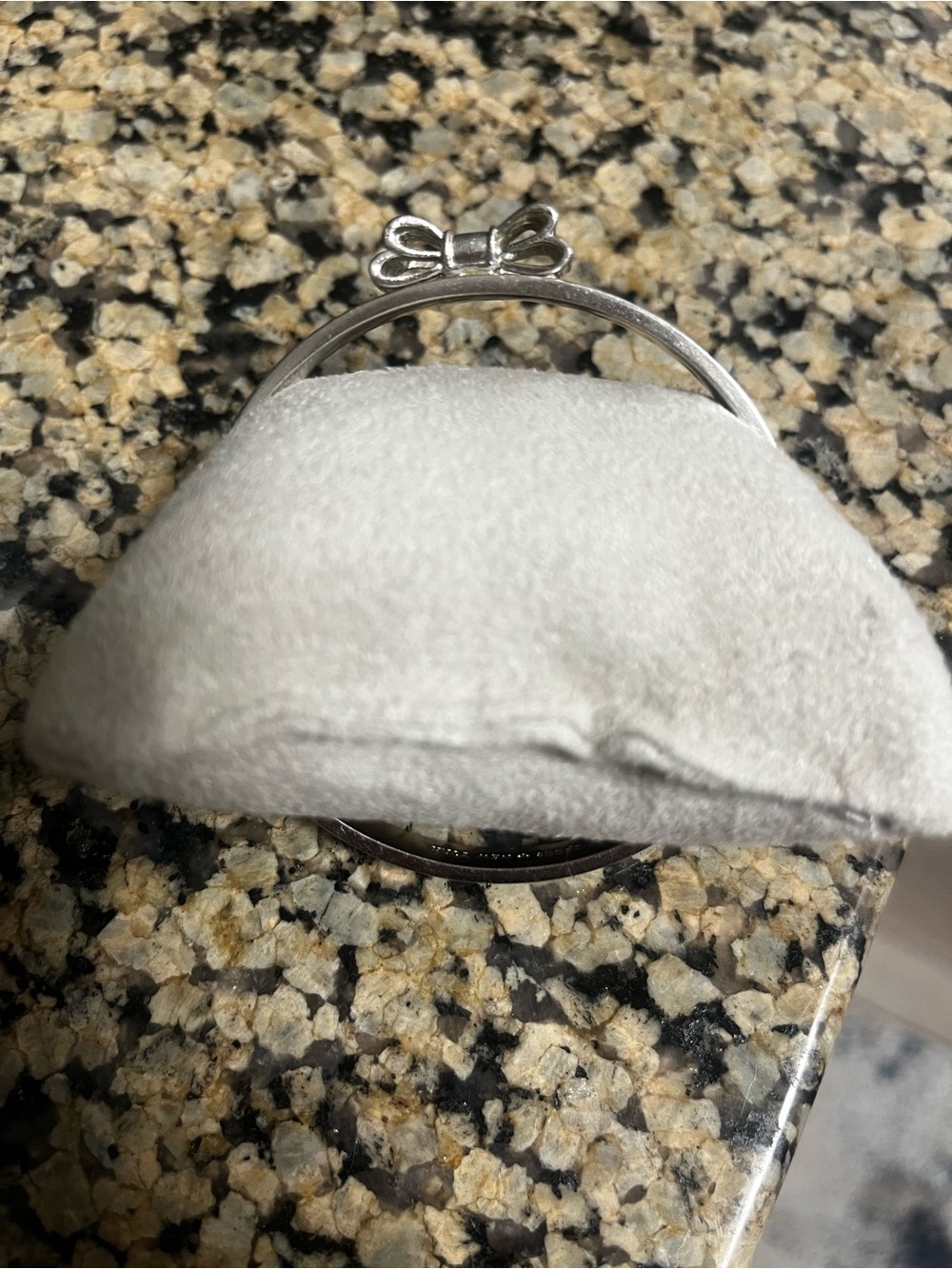 Kate Spade Silver Bow Women's Bangle Bracelet - Picture 2 of 3